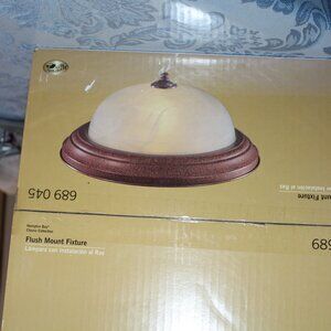 HAMPTON BAY CLASSIC COLLECTION FLUSH MOUNT FIXTURE